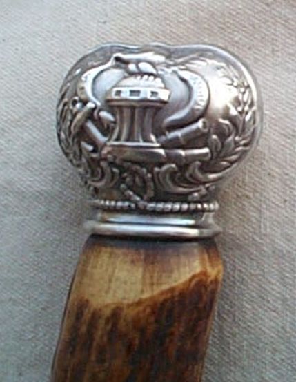 Rare Museum Quality 19th Century Civil War era 1830s-1870s US Navy Cutlery 3 Piece Carving Set