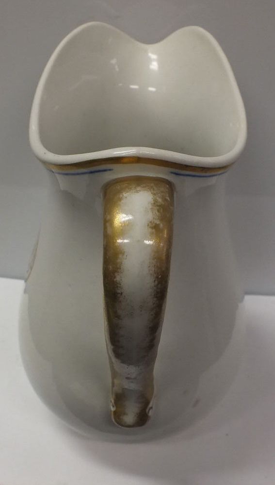 Antique US Dept of the Navy Milk or Cream Pitcher bottom mark
