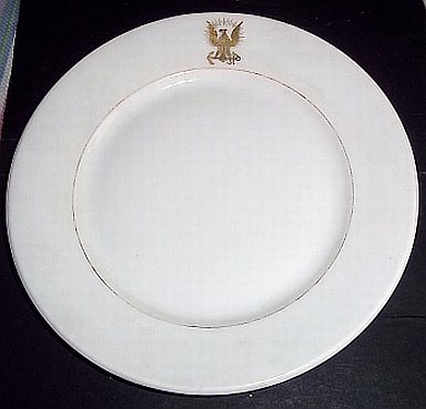 us navy antique dinner plate 1894