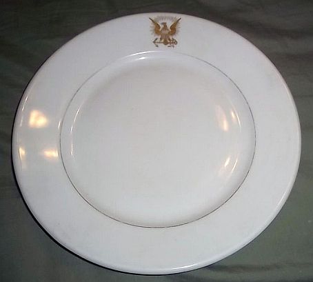 Antique US Dept of the Navy Serving Dish or Receiving Plate
