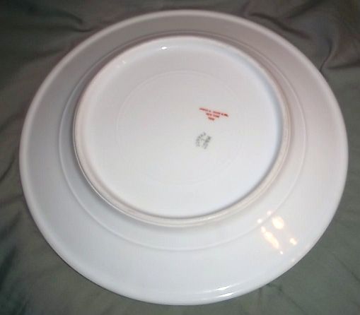 Antique US Navy Dinner Plate dated 1898, Haviland Co Limoge France, James M. Barth Co New York