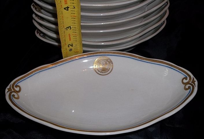 us navy antique department of the navy receiving plate serving dish