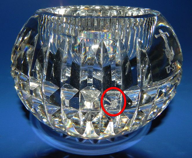 Crystal Votive Candle Holders Span Am War, Great White Fleet and WWI Era