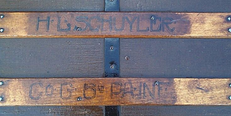 Civil War Antique Trunk #264