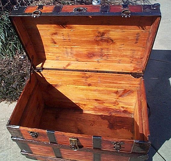 Refurbished Antique Trunk #269