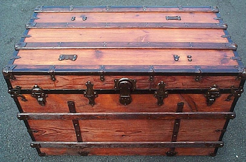 Refurbished Antique Trunk #277