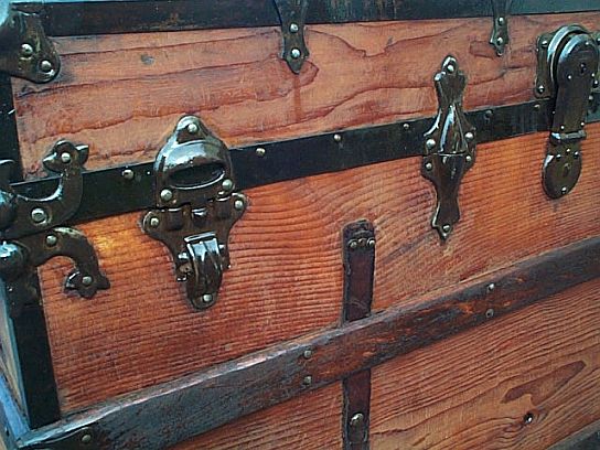 Refurbished Antique Trunk #277