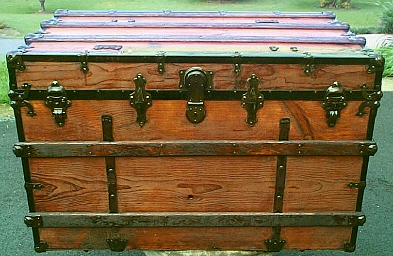 Refurbished Antique Trunks #277
