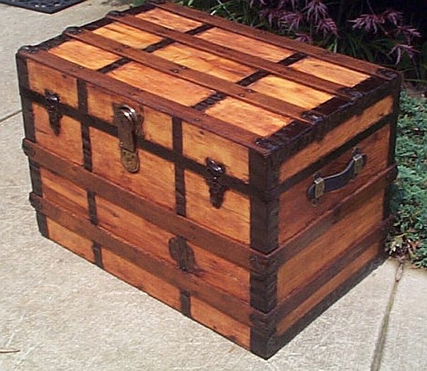 Refurbished Antique Trunks #278