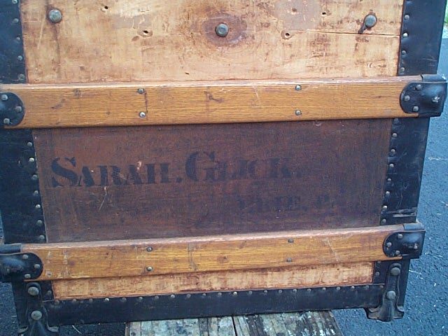 Antique Steamer Trunk #317
