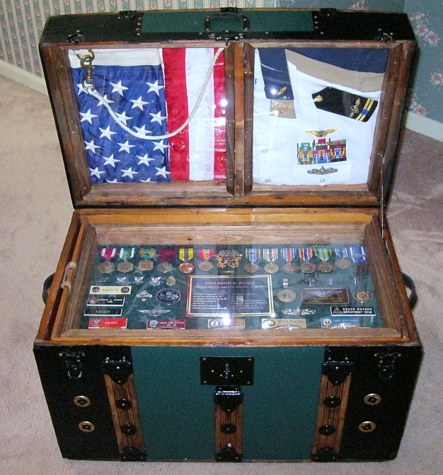 Military or Naval Retirement Ceremony Shadow Box