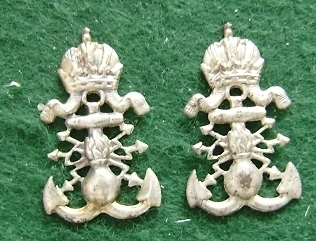 Imperial Austro Hungarian Collar Insignia for Telegrapher