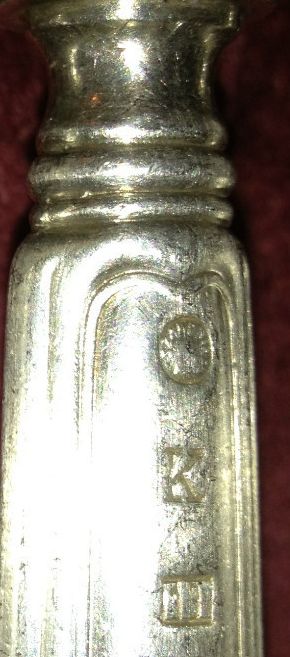 fish forks and knives, austro-hungarian KuK Kriegsmarine navy crown and anchor insiginia