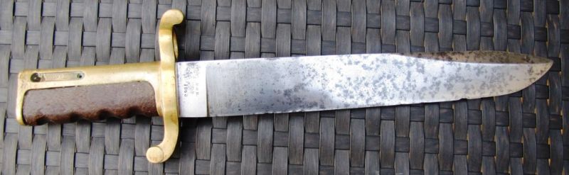 civil war union us navy dahlgren bowie bayonet 1863, well marked