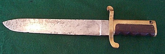 civil war union us navy dahlgren bowie bayonet 1863, well marked