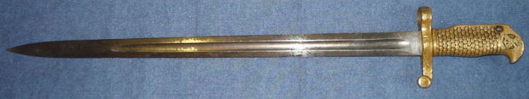 post civil war us navy m1870 bayonet Springfield Model 1870 U.S. Navy Rolling Block Rifle, well marked