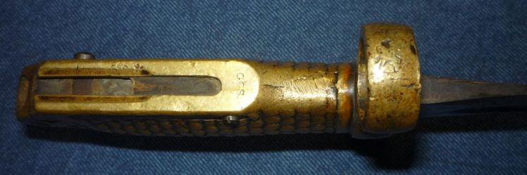 post civil war us navy m1870 bayonet Springfield Model 1870 U.S. Navy Rolling Block Rifle, well marked