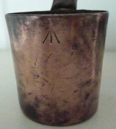 british royal navy rum cup or rum measure half Gill 19th century