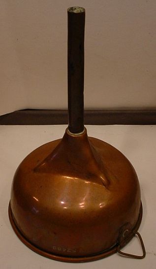 royal navy copper 1 pint funnel