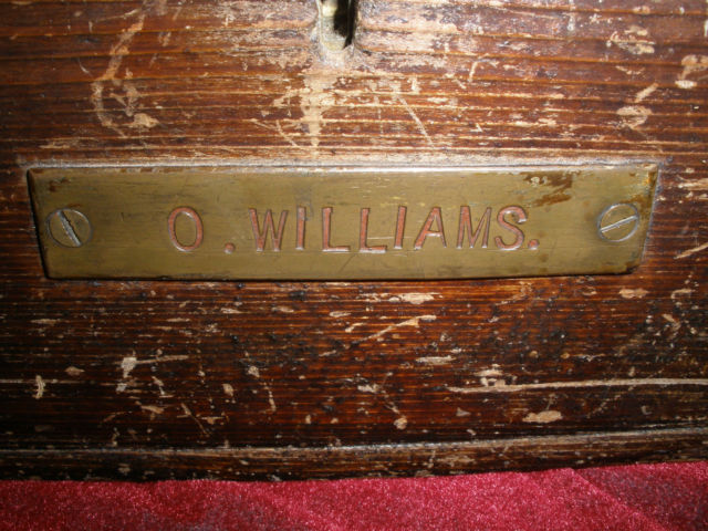 british royal navy standard issue regulation ditty box