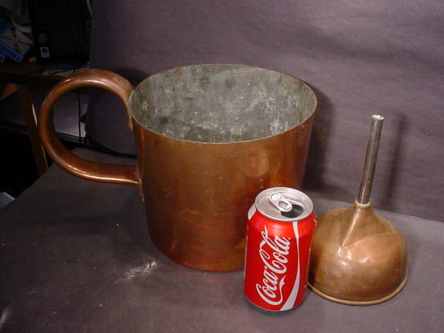 british royal navy rum cup 1 imperial gallon comparison to coke can