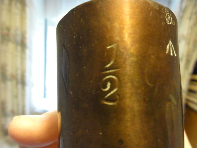 british royal navy rum cup measure 1/2 gill 