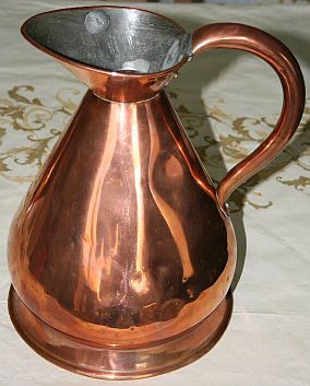 british royal navy all copper pitcher