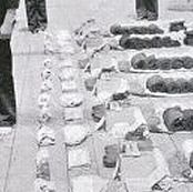 british royal navy ditty box at inspection on HMS Lion