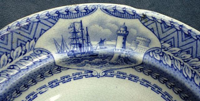 british royal navy mess plate no 16