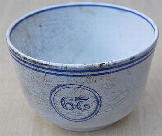 british royal navy plain mess bowl No 29