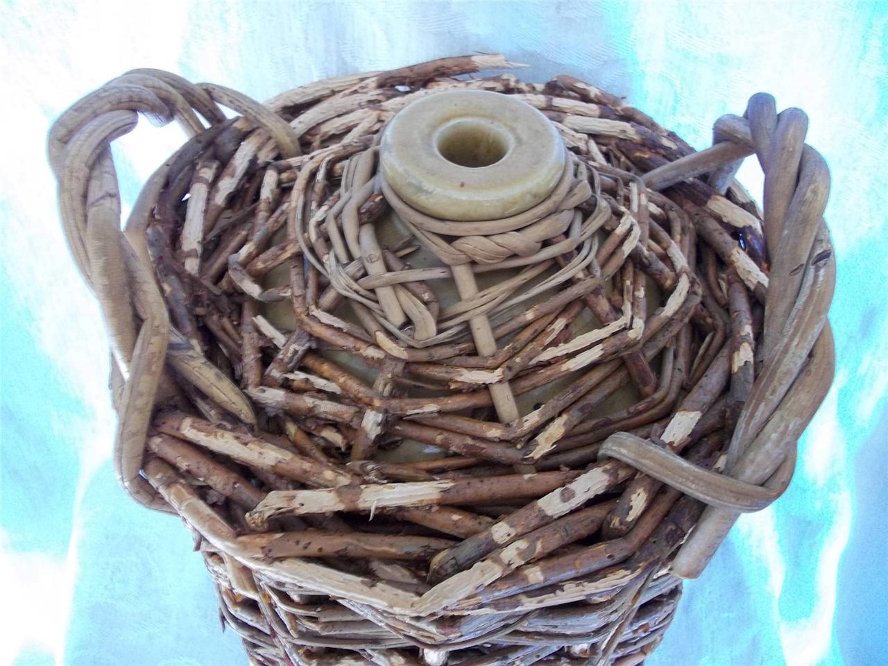 british royal navy imperial rum demijohn wicker red stripe