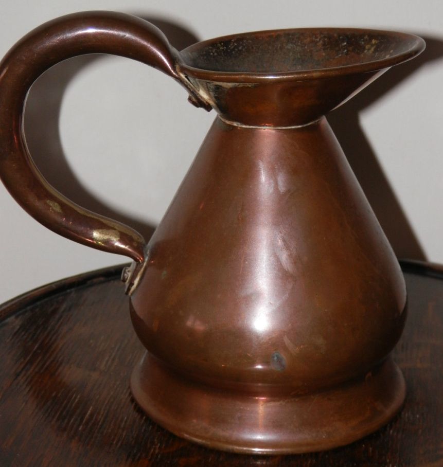 british royal navy rum cup or rum measure half pint 19th century w Broad Arrow