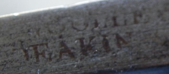 Woolley Deakin, Crown over 4, GR Cipher, British Royal Navy P1804 Cutlass War of 1812 Trafalgar