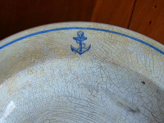 british royal navy mess soup bowl 1907-1912