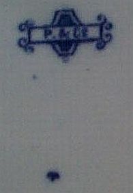 british royal navy mess plate with victoria and crossed British Flags