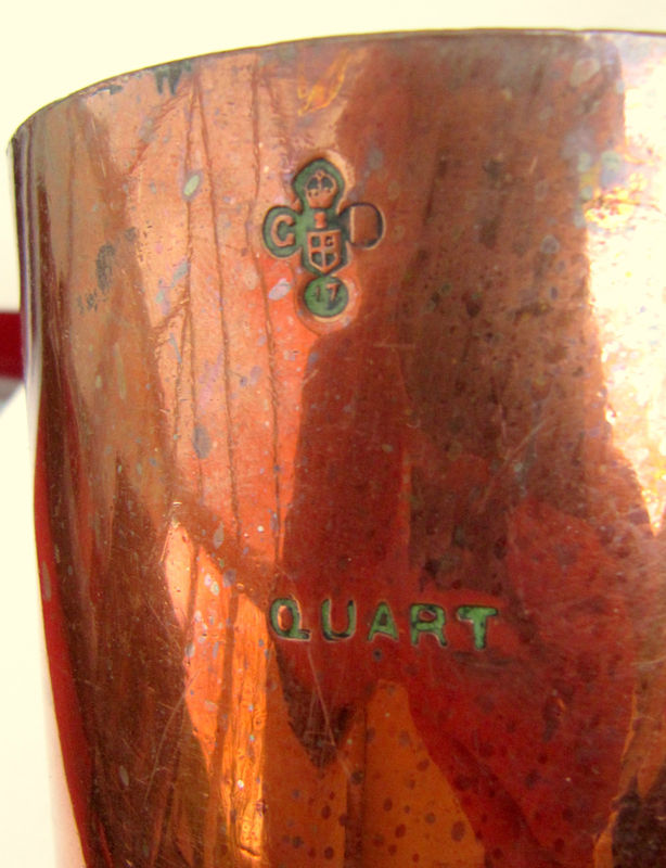 british royal navy rum grog measures, 1 quart