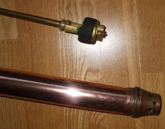 royal navy all copper rum pump or spirit pump p/n 53598 as it was officialy known