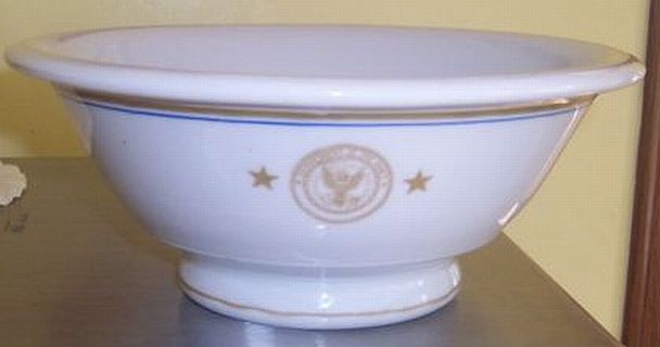 rear admiral, 2 stars, serving bowl