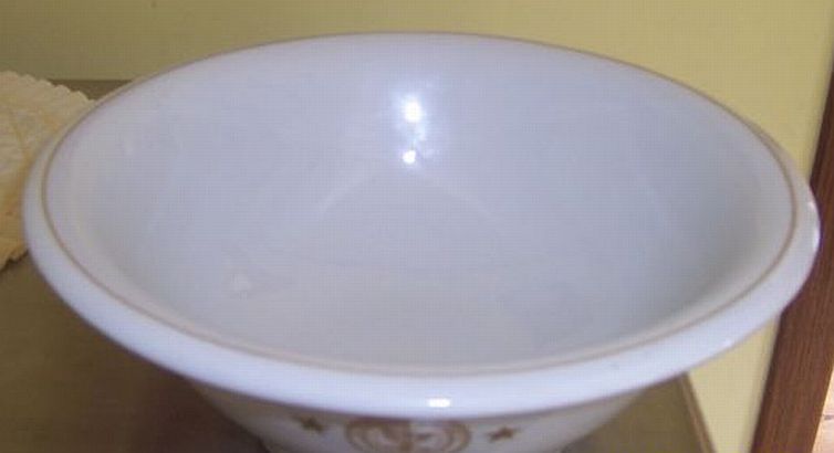 rear admiral 2 star department of the navy vintage serving bowl