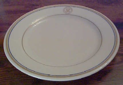 department of navy china dinner plate