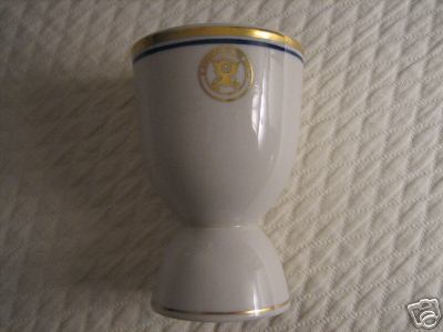 department of navy double ended egg cup or wine goblet