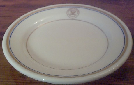 department of navy china salad plate