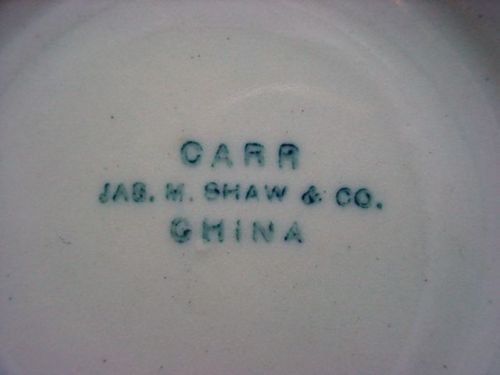 Antique United States Navy Serving Bowl by Carr China