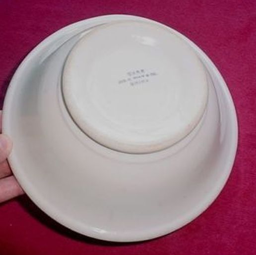 Antique United States Navy Serving Bowl by Carr China