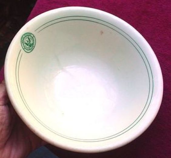 Antique United States Navy Serving Bowl by Carr China