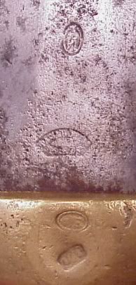 french foot artillery sword M1831 marks talabot, paris