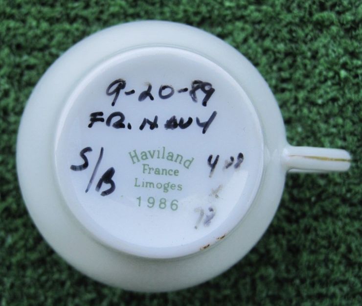 french navy demistasse coffee cup for wardroom officers mess