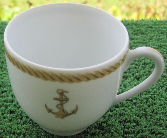 french navy demistasse coffee cup for wardroom officers mess