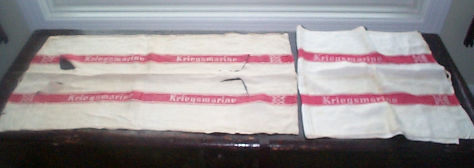 kriegsmarine towel red