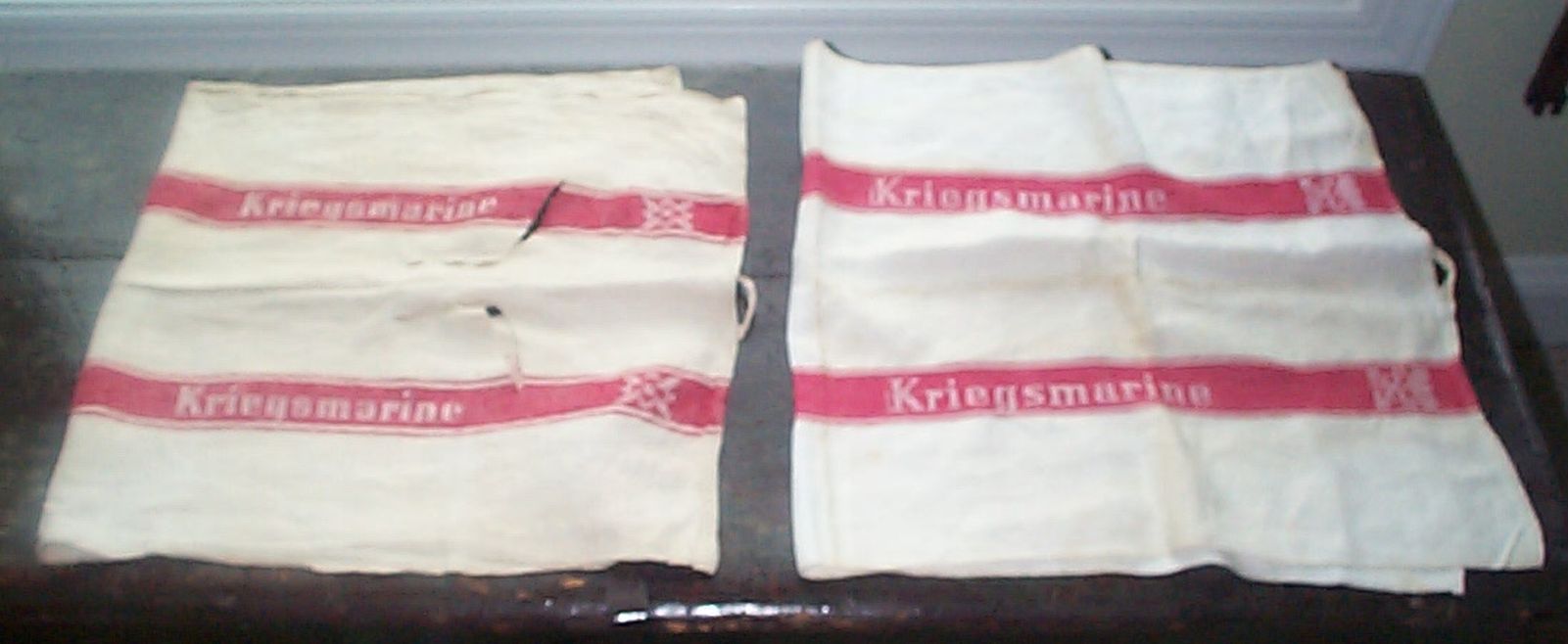 kriegsmarine towel red